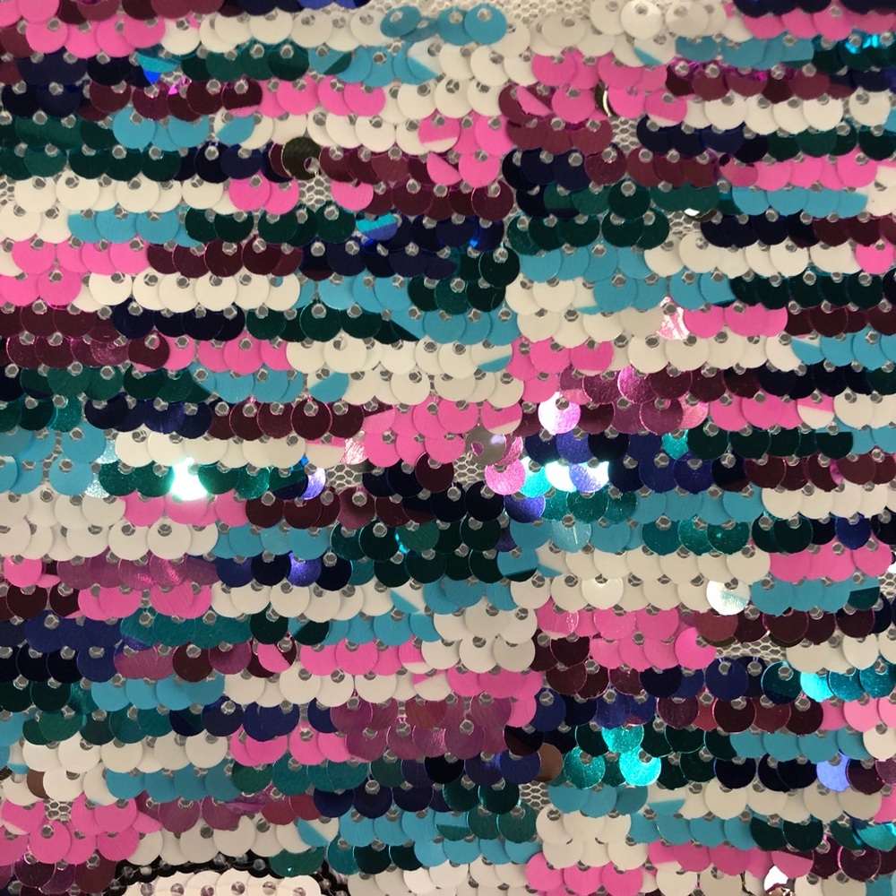 Endless Rose Ha Sequin Crop Top - Picture 3 of 8